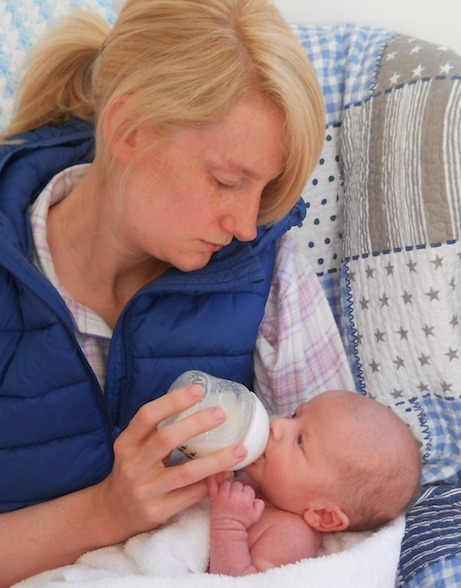 Lindsay Robinson and her son Reuben